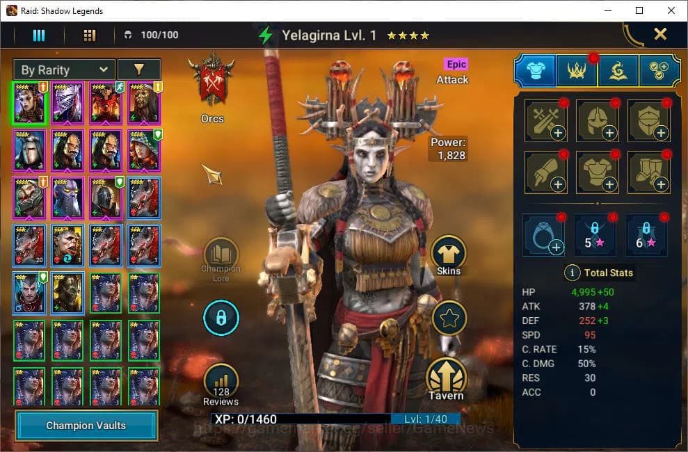 Raid: Shadow Legends Accounts Lv38 764K Power|1 Mythical (Grahol Bloodmaul)|18 L image 5