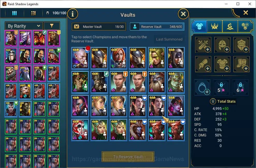 Raid: Shadow Legends Accounts Lv38 764K Power|1 Mythical (Grahol Bloodmaul)|18 L image 7