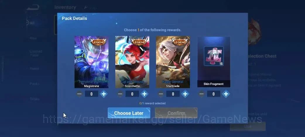 Honor of Kings Accounts Hero 7|Starter with Legend Skin Selection Chest(Di image 4