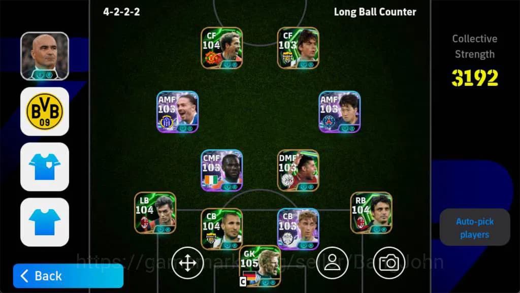 eFootball Accounts Android, Pwr 3192,L Garcia Epc,De gea Shw,Grealish image 1