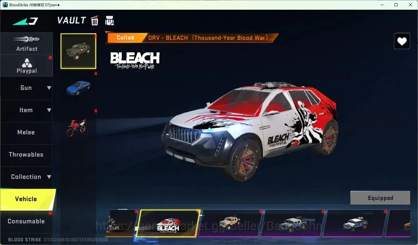 Blood Strike Accounts ASIA | 1 EVO Skins |6 Collab Skins | 3 Limited Ski image 11