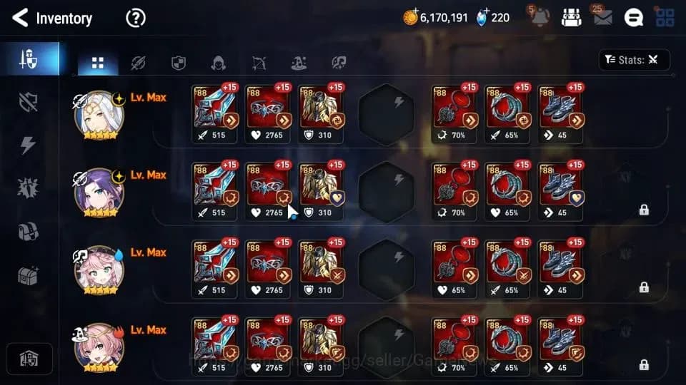Epic Seven Accounts GLOBAL Unverif|New Era|2 ML(Salome,Judge kise)+Ten image 11