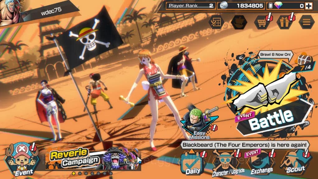 One Piece Bounty Rush Accounts Global|3EX|BMO Kiado,GP Edward Newgate,BP Kuzan|Ra image 1