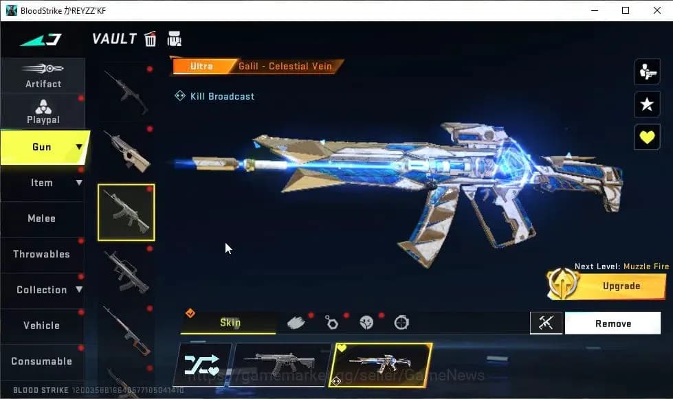 Blood Strike Accounts ASIA|ETERNAL ZERO-Oda|15 ULTRA[NACHO,Spear,MP5,Gal image 15