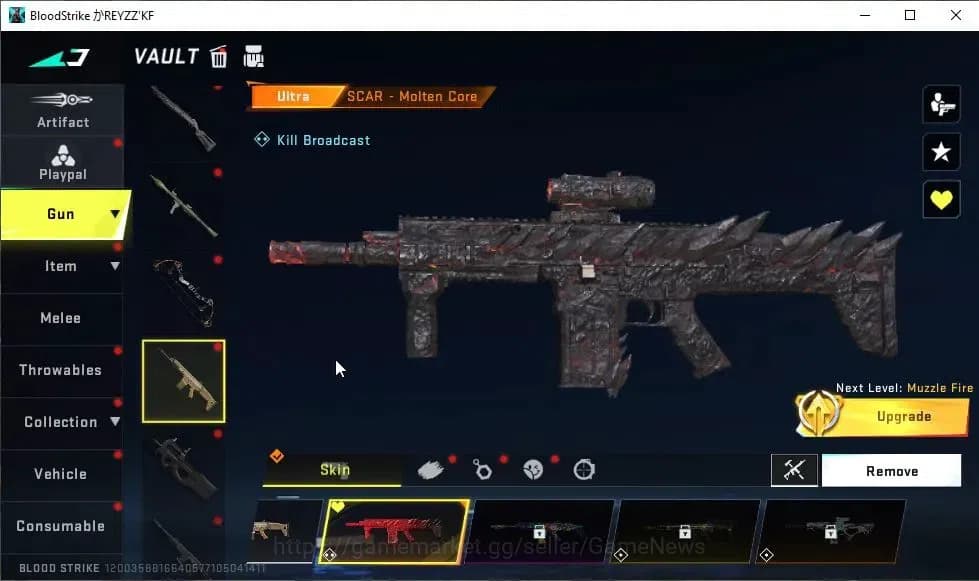Blood Strike Accounts ASIA|ETERNAL ZERO-Oda|15 ULTRA[NACHO,Spear,MP5,Gal image 19