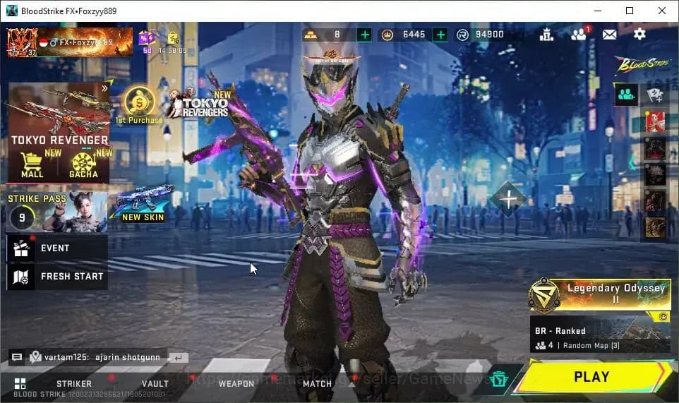 Blood Strike Accounts ASIA|ETERNAL Desert Eagle-Scorpius|Melee Talon Kni image 1