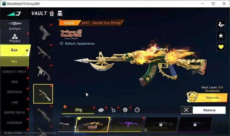 Blood Strike Accounts ASIA|ETERNAL Desert Eagle-Scorpius|Melee Talon Kni image 15