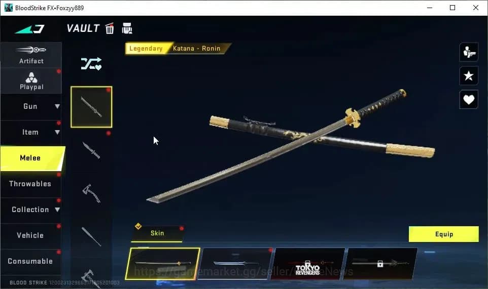 Blood Strike Accounts ASIA|ETERNAL Desert Eagle-Scorpius|Melee Talon Kni image 8