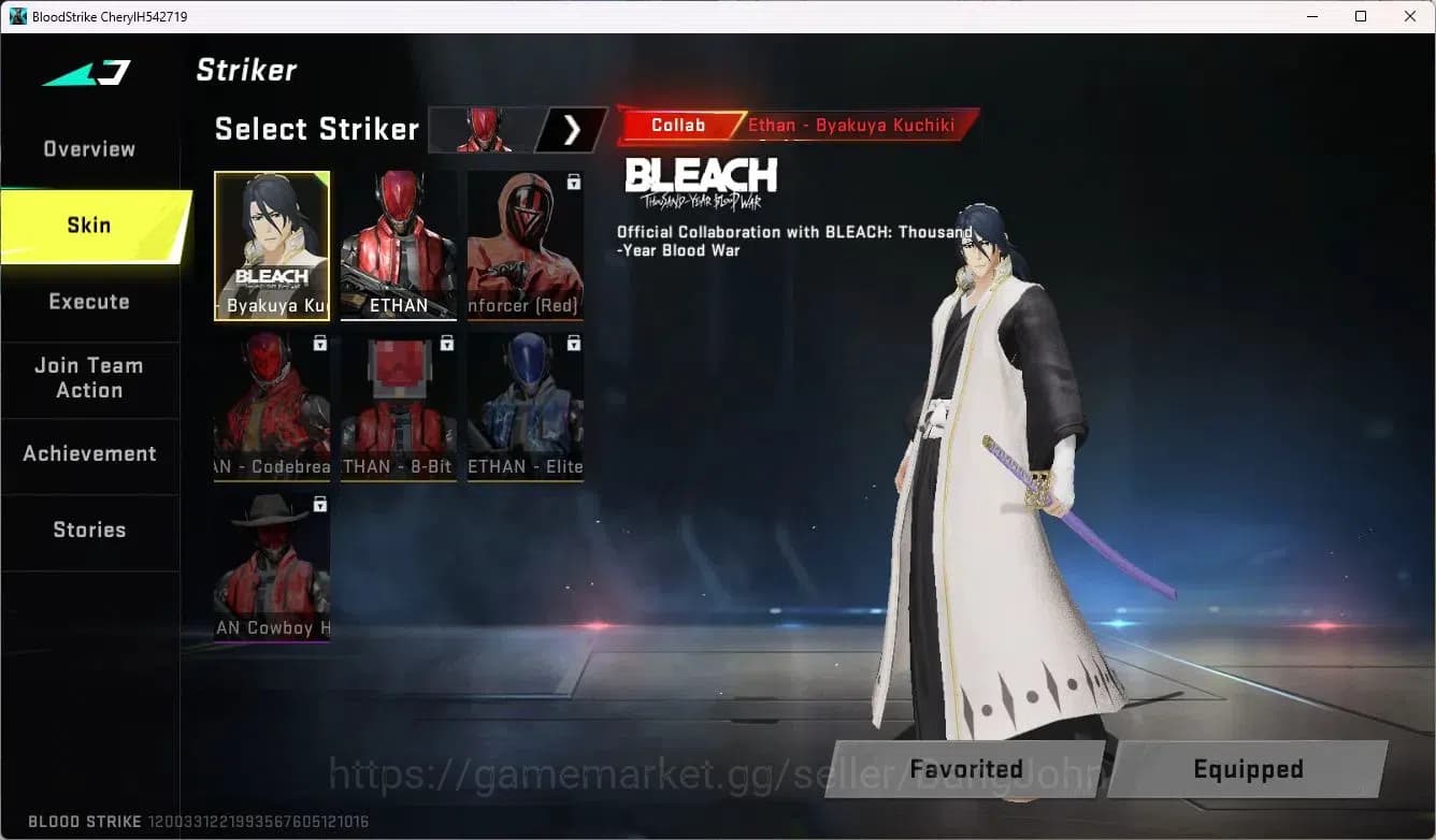 Blood Strike Accounts ASIA | Ultra KAG-6-Icicle | Collab Ethan-Byakuya K image 3
