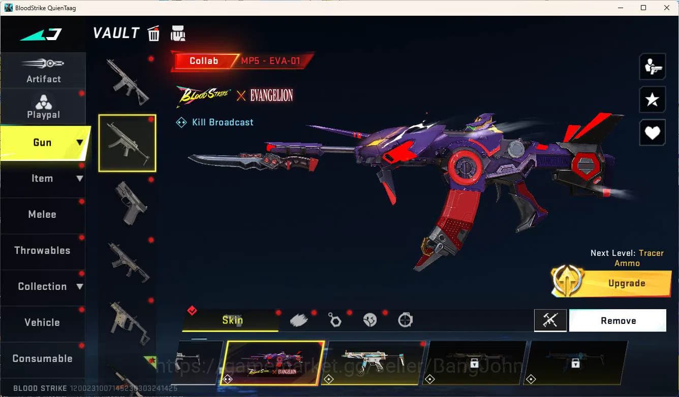 Blood Strike Accounts ASIA | EVANGELION FANS ACCOUNT | more detail chec image 10