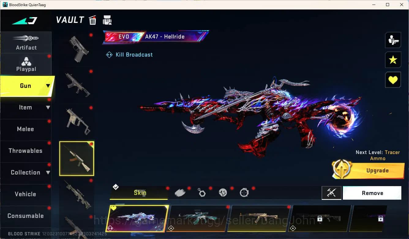 Blood Strike Accounts ASIA | EVANGELION FANS ACCOUNT | more detail chec image 13