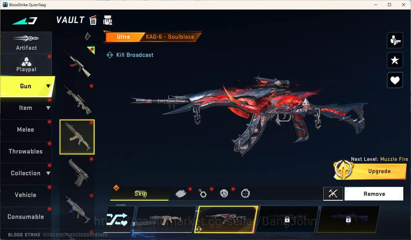 Blood Strike Accounts ASIA | EVANGELION FANS ACCOUNT | more detail chec image 14