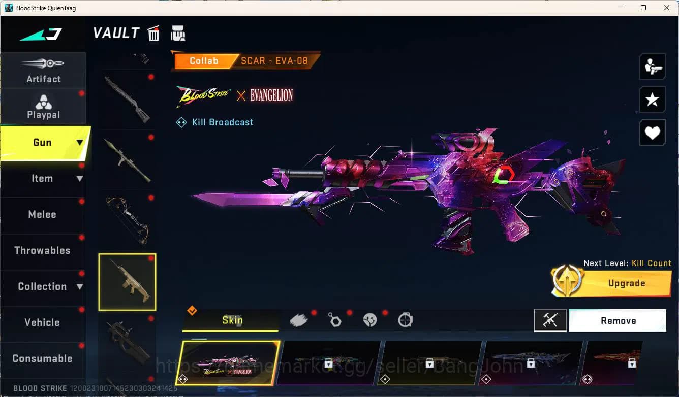 Blood Strike Accounts ASIA | EVANGELION FANS ACCOUNT | more detail chec image 17