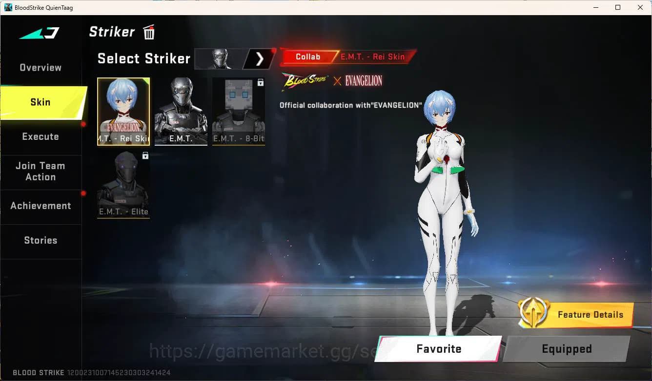 Blood Strike Accounts ASIA | EVANGELION FANS ACCOUNT | more detail chec image 4