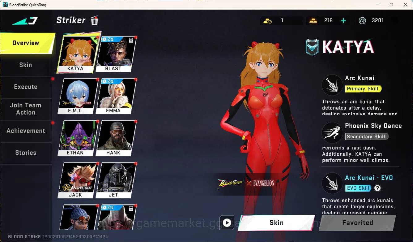 Blood Strike Accounts ASIA | EVANGELION FANS ACCOUNT | more detail chec image 5