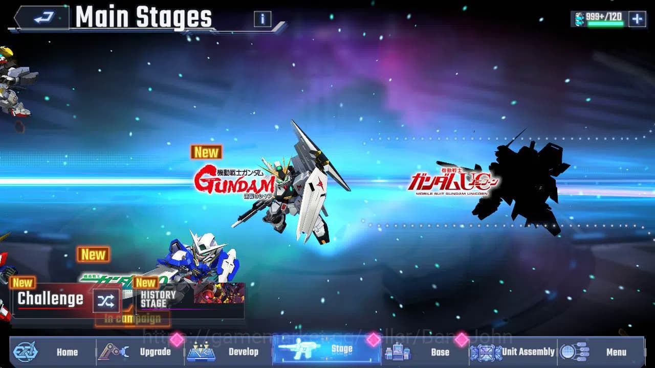 SD Gundam G Generation ETERNAL Accounts global rank 35, 18k DM, 20 UR unit Sazabi, Phoenix image 3
