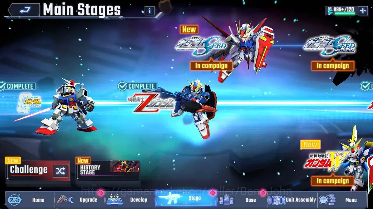 SD Gundam G Generation ETERNAL Accounts global rank 35, 18k DM, 20 UR unit Sazabi, Phoenix image 6