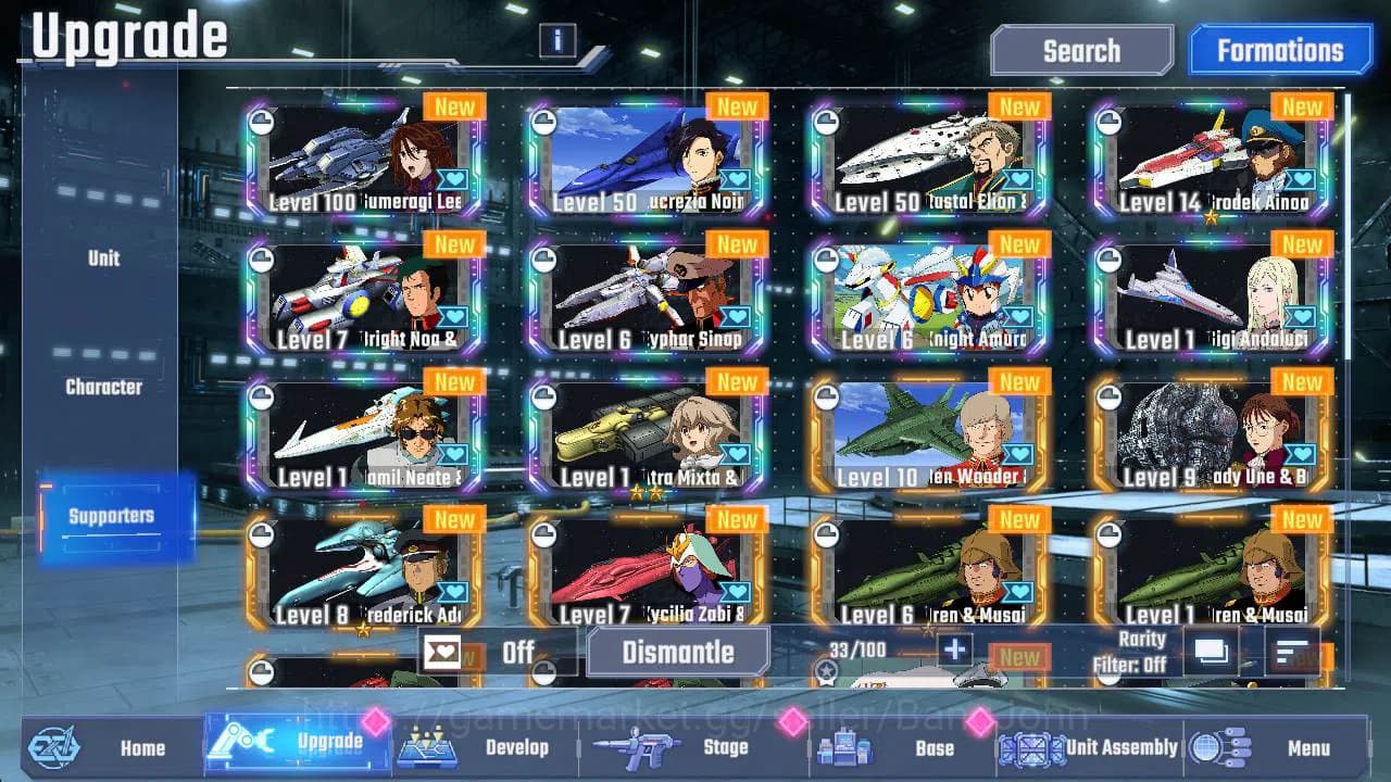 SD Gundam G Generation ETERNAL Accounts global rank 35, 18k DM, 20 UR unit Sazabi, Phoenix image 7