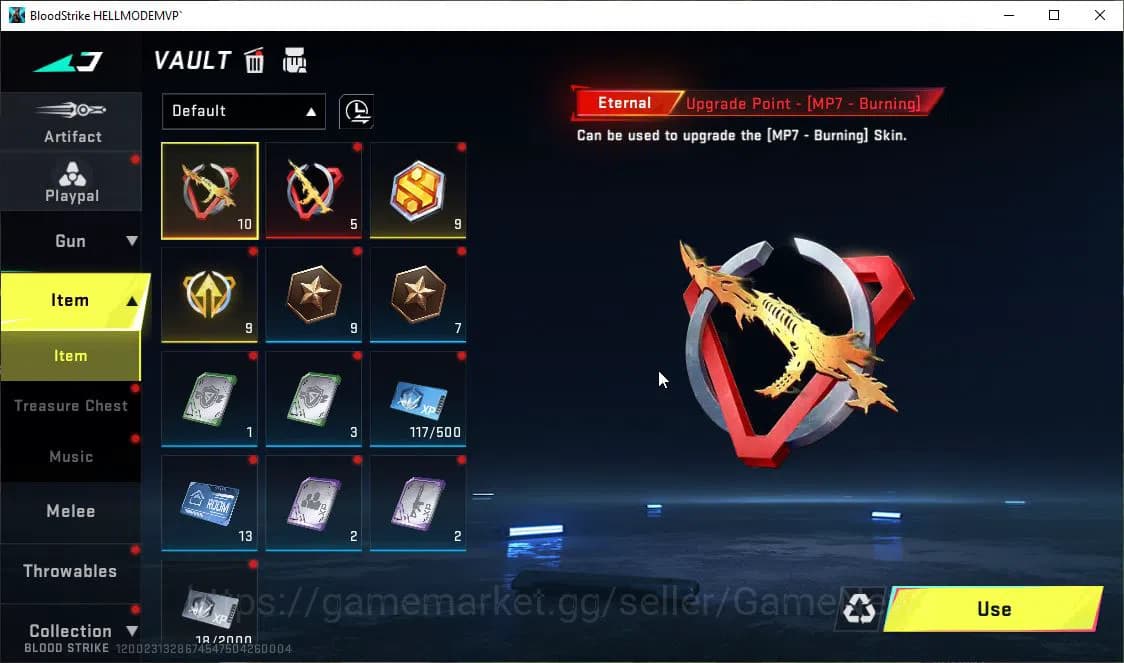 Blood Strike Accounts ASIA|ETERNAL Lv3 UZI-Star,Ethan-Allien+DualBlades+ image 14