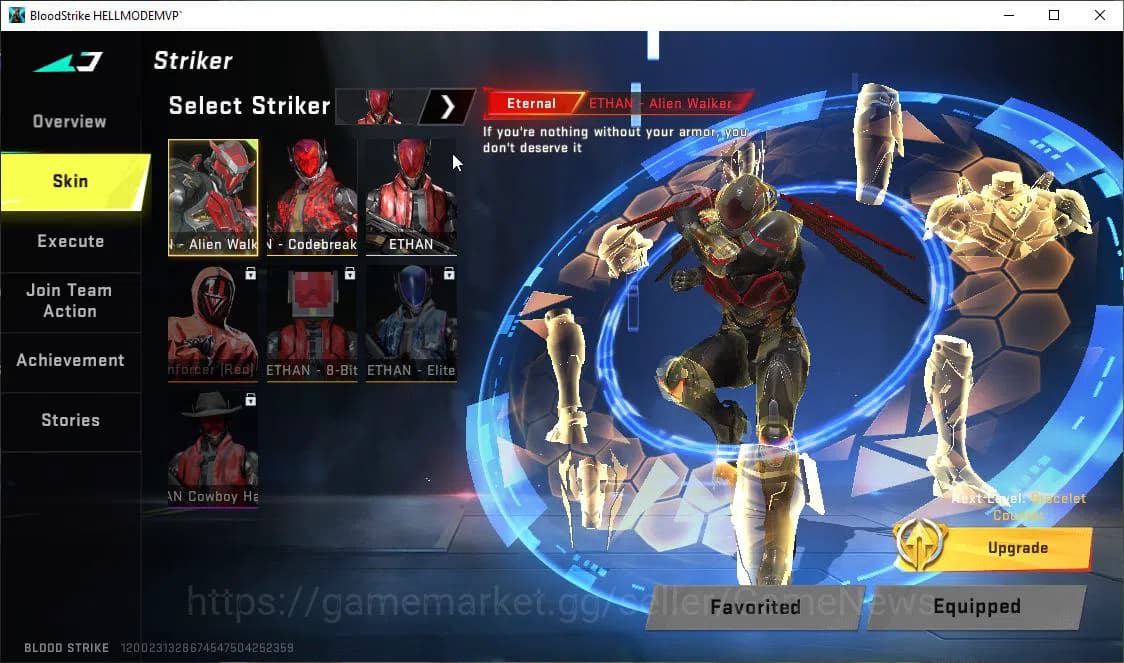 Blood Strike Accounts ASIA|ETERNAL Lv3 UZI-Star,Ethan-Allien+DualBlades+ image 3