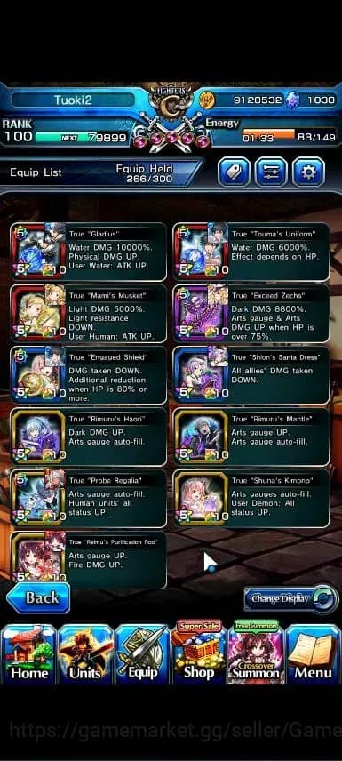 Grand Summoners Accounts Global|Rank 100|Fresh Story+Side|Ready Gacha 1K CC image 5