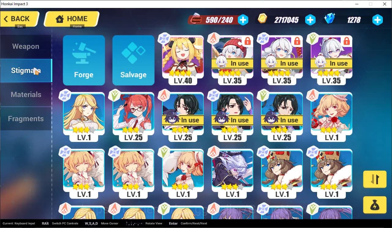 Honkai Impact 3rd Accounts SEA| Lv 37 / 1278 DM| Full Set Kiana Ba-Dum! Fiery image 10