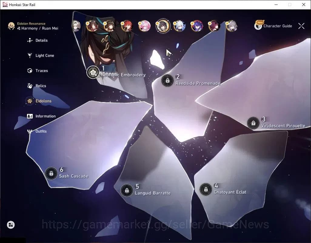Honkai Star Rail Accounts Asia|TL 70|Triple DoT|Free GI+ZZZ|22 Limited|[Fire image 6