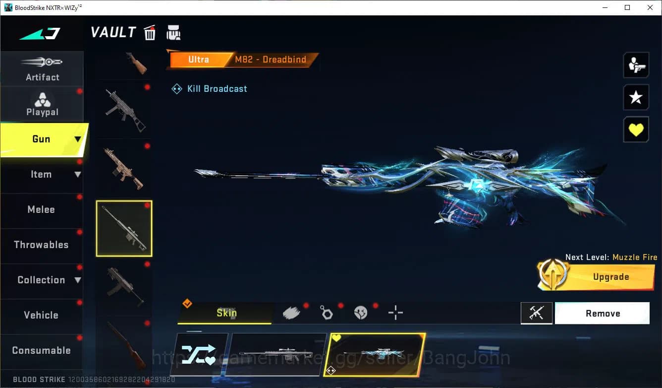 Blood Strike Accounts ASIA|ETHERNAL=AUG(LVL 4)|EVO=FAL|COLLAB=FAL,M700,K image 11