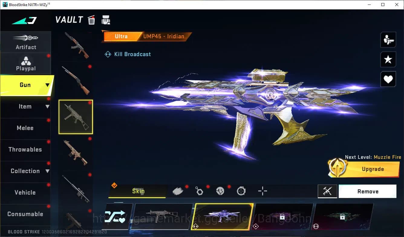 Blood Strike Accounts ASIA|ETHERNAL=AUG(LVL 4)|EVO=FAL|COLLAB=FAL,M700,K image 12