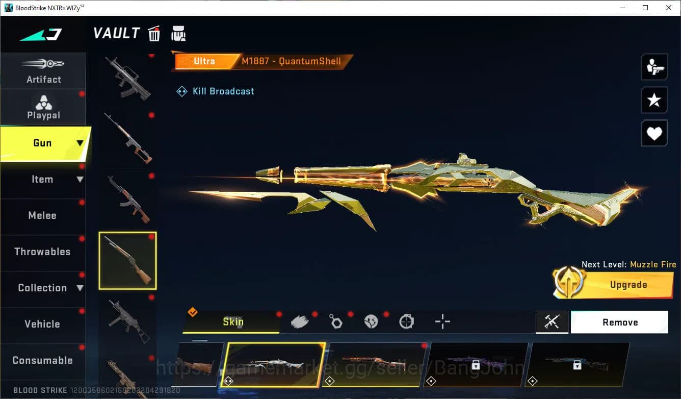 Blood Strike Accounts ASIA|ETHERNAL=AUG(LVL 4)|EVO=FAL|COLLAB=FAL,M700,K image 13