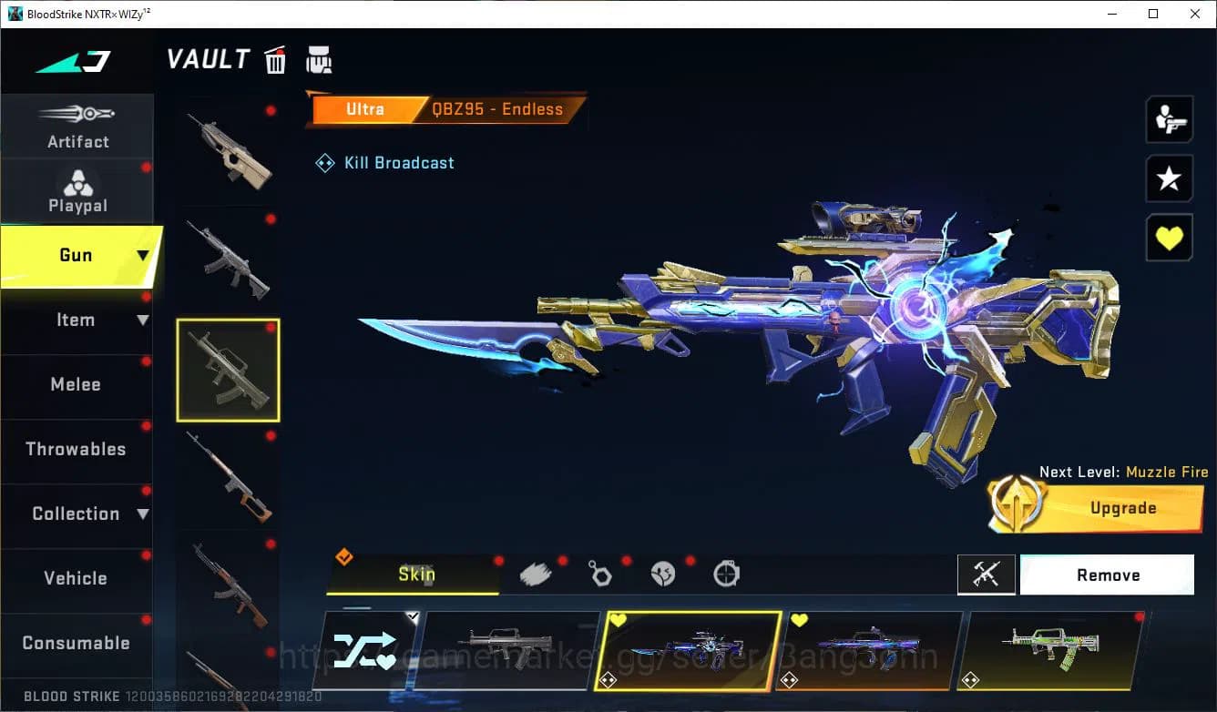 Blood Strike Accounts ASIA|ETHERNAL=AUG(LVL 4)|EVO=FAL|COLLAB=FAL,M700,K image 14