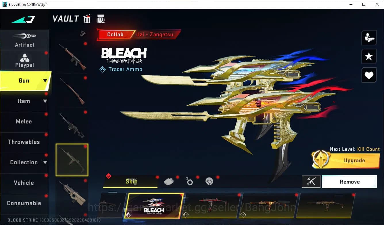 Blood Strike Accounts ASIA|ETHERNAL=AUG(LVL 4)|EVO=FAL|COLLAB=FAL,M700,K image 15