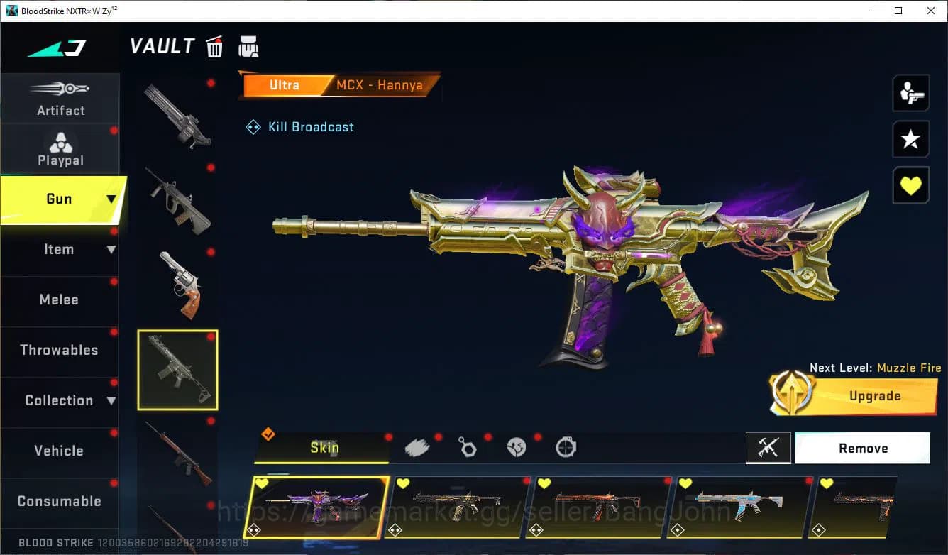 Blood Strike Accounts ASIA|ETHERNAL=AUG(LVL 4)|EVO=FAL|COLLAB=FAL,M700,K image 19