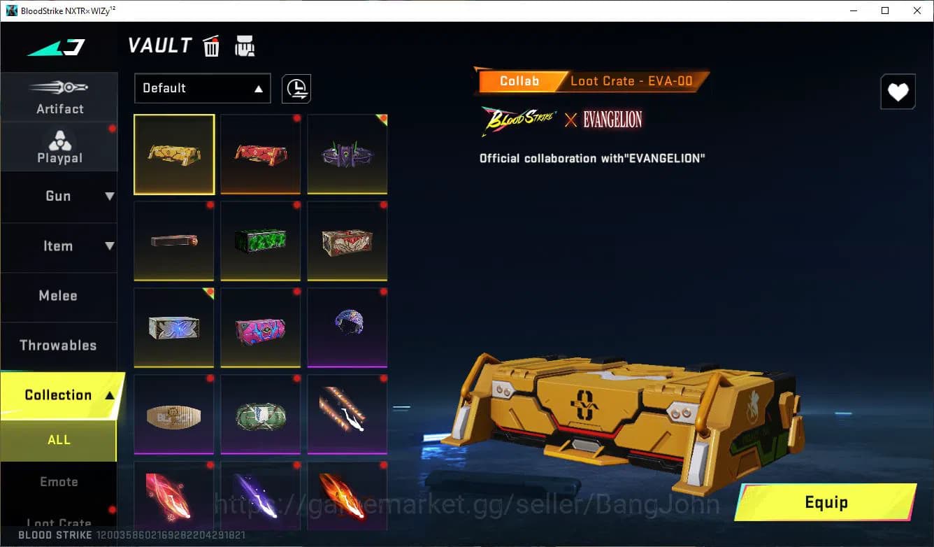 Blood Strike Accounts ASIA|ETHERNAL=AUG(LVL 4)|EVO=FAL|COLLAB=FAL,M700,K image 2