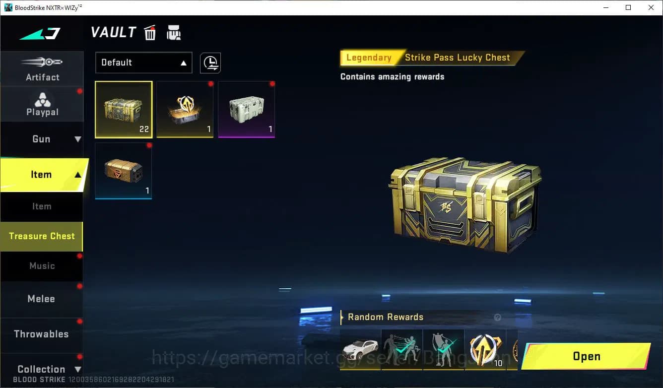Blood Strike Accounts ASIA|ETHERNAL=AUG(LVL 4)|EVO=FAL|COLLAB=FAL,M700,K image 6