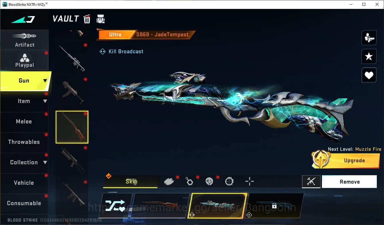 Blood Strike Accounts ASIA|ETHERNAL=AUG(LVL 4)|EVO=FAL|COLLAB=FAL,M700,K image 9