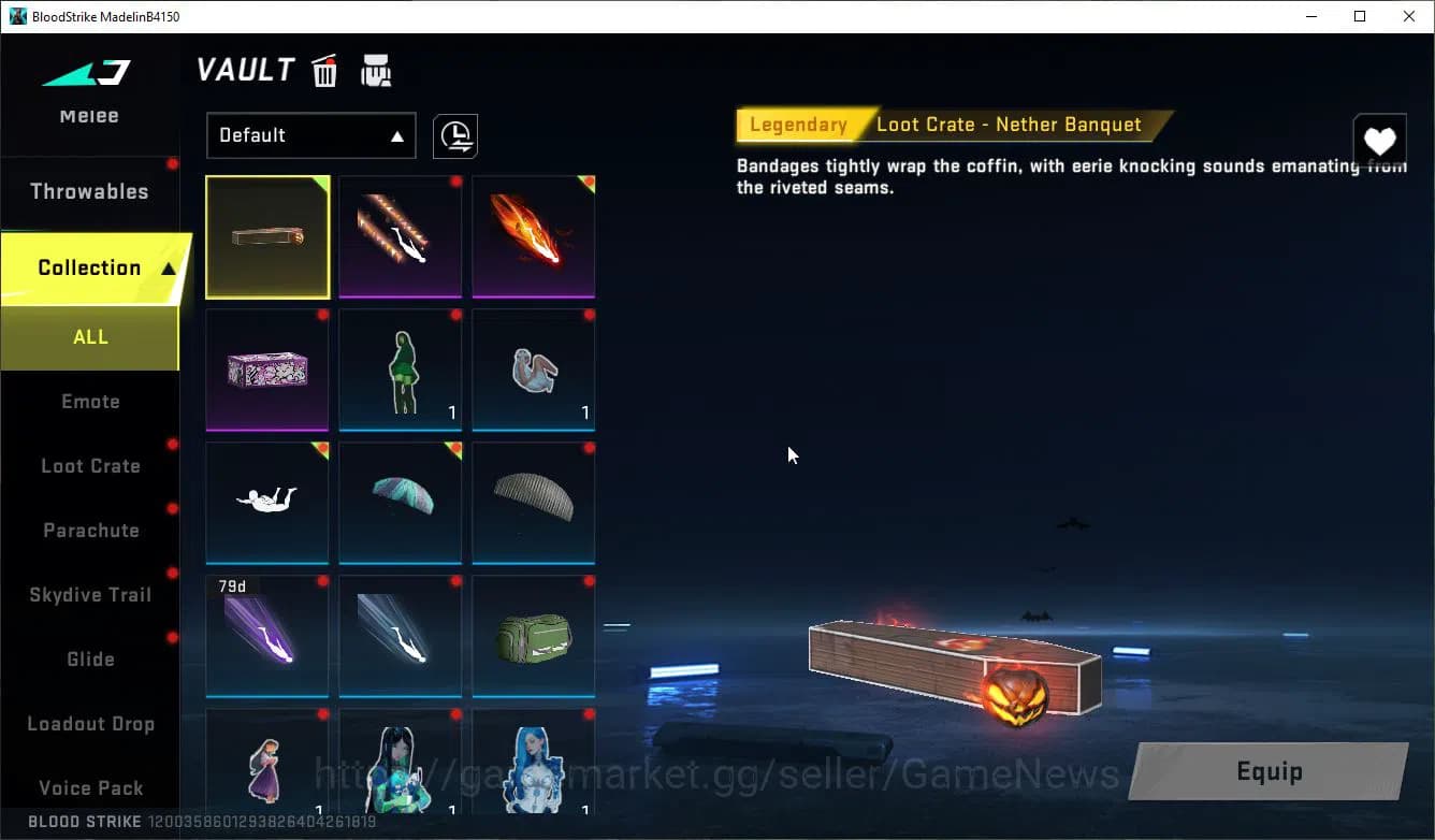 Blood Strike Accounts ASIA|Starter MELE Scythe-LunaSlash+ 1 ULTRA [Ethan image 13