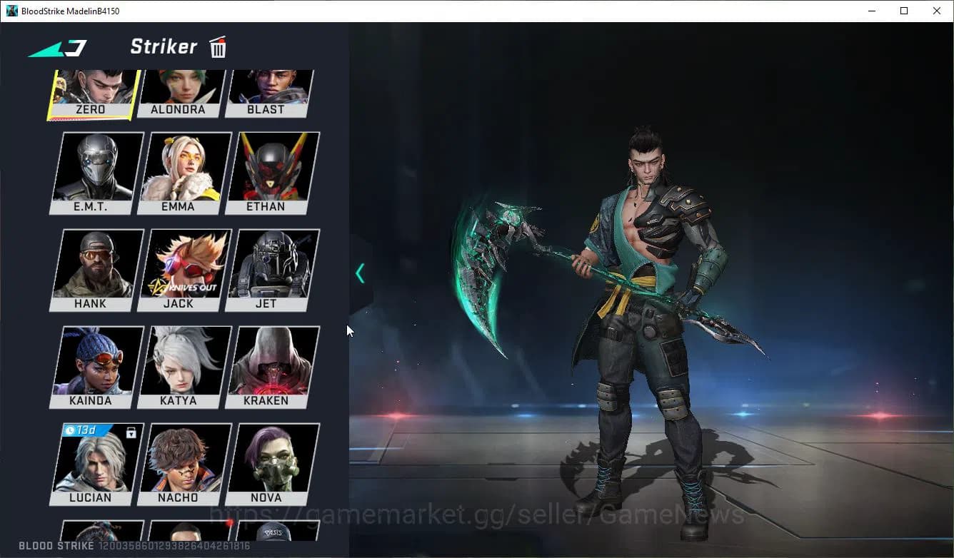 Blood Strike Accounts ASIA|Starter MELE Scythe-LunaSlash+ 1 ULTRA [Ethan image 4