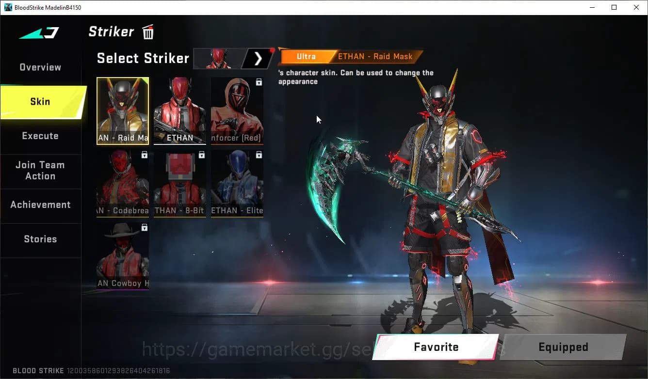 Blood Strike Accounts ASIA|Starter MELE Scythe-LunaSlash+ 1 ULTRA [Ethan image 5