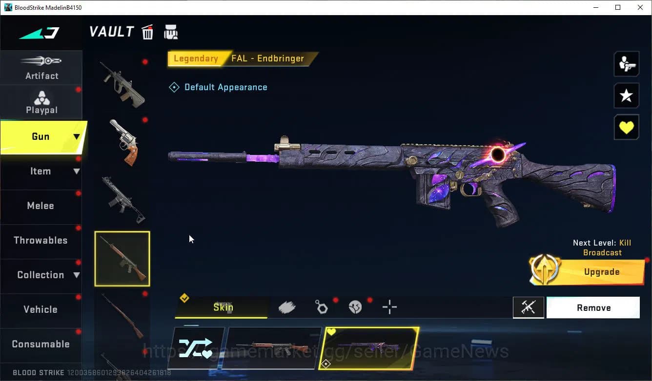 Blood Strike Accounts ASIA|Starter MELE Scythe-LunaSlash+ 1 ULTRA [Ethan image 8