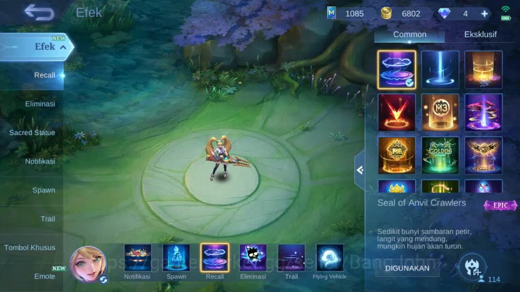 Mobile Legends: Bang Bang Accounts hero 114, skin 195 | KOF karina, saber freya, CC n image 11