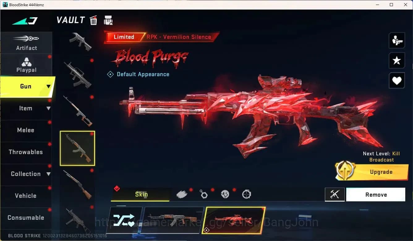 Blood Strike Accounts ASIA|LIMITED,RPK|ULTRA,QBZ95,FAL,INP-9DESERT EAGLE image 14