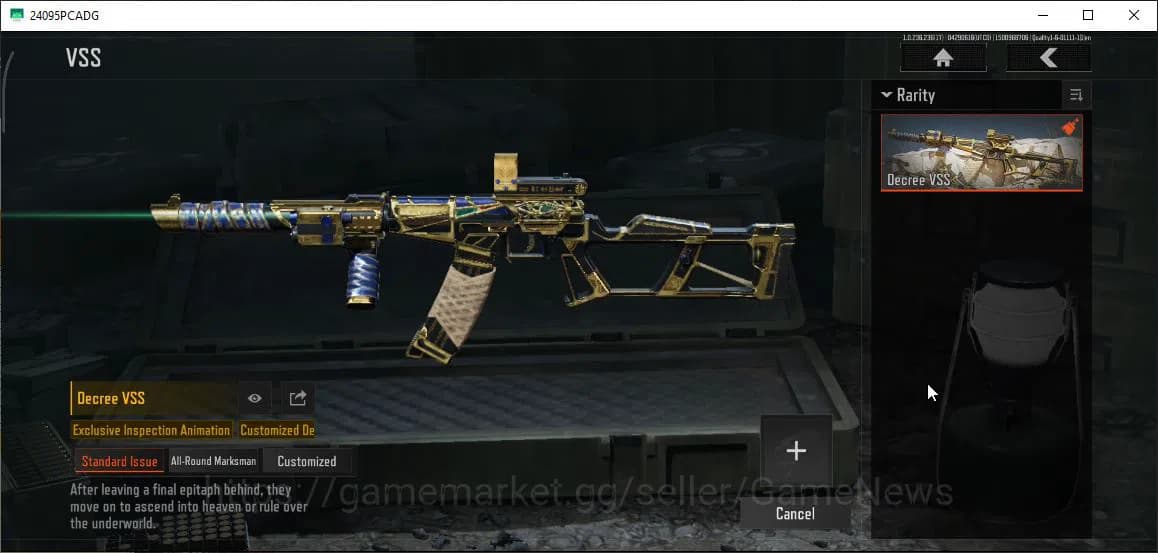 Arena Breakout Accounts MOBILE Lv30|SV 17,3M|CV 13M|Decree VSS|B AK-74N,GM image 11