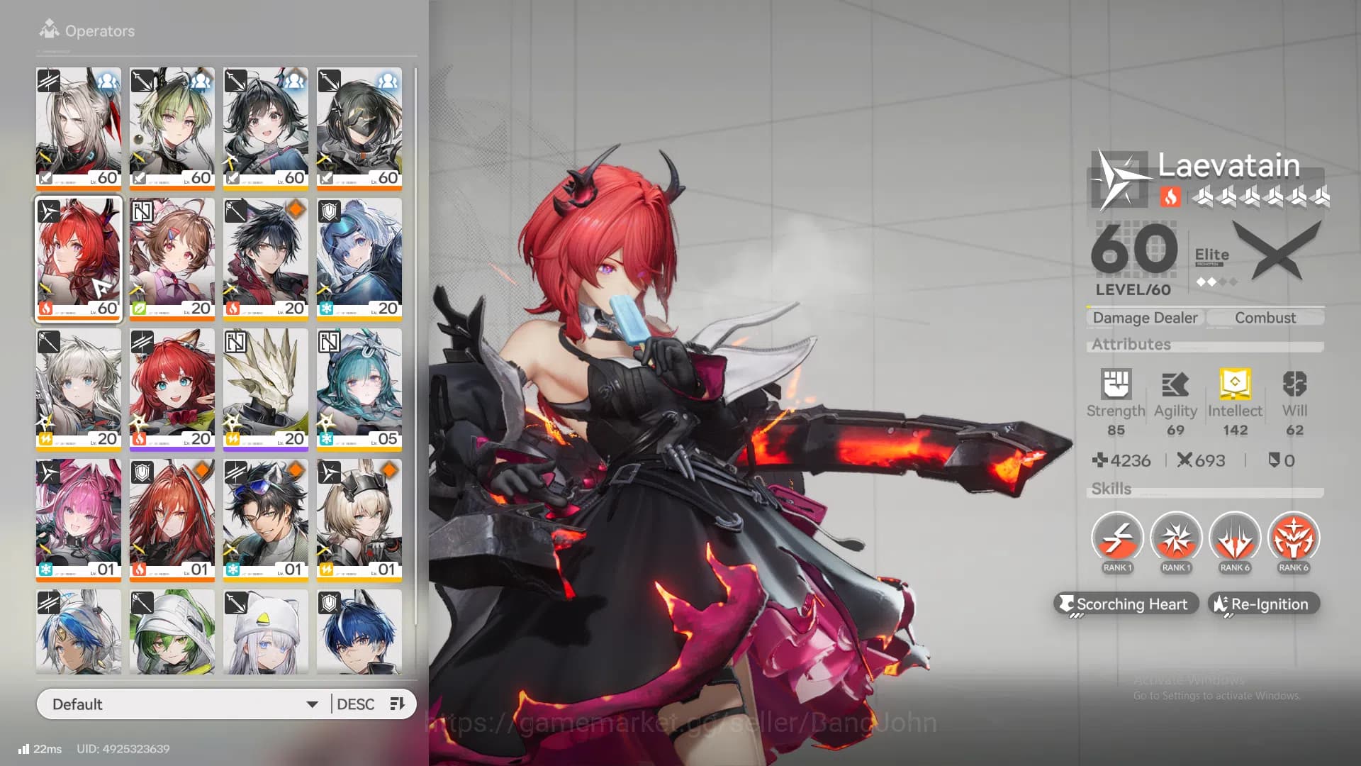 Arknights: Endfield Accounts Mid Game | ASIA | Laevatain | Yvonne | lifeng | po image 2