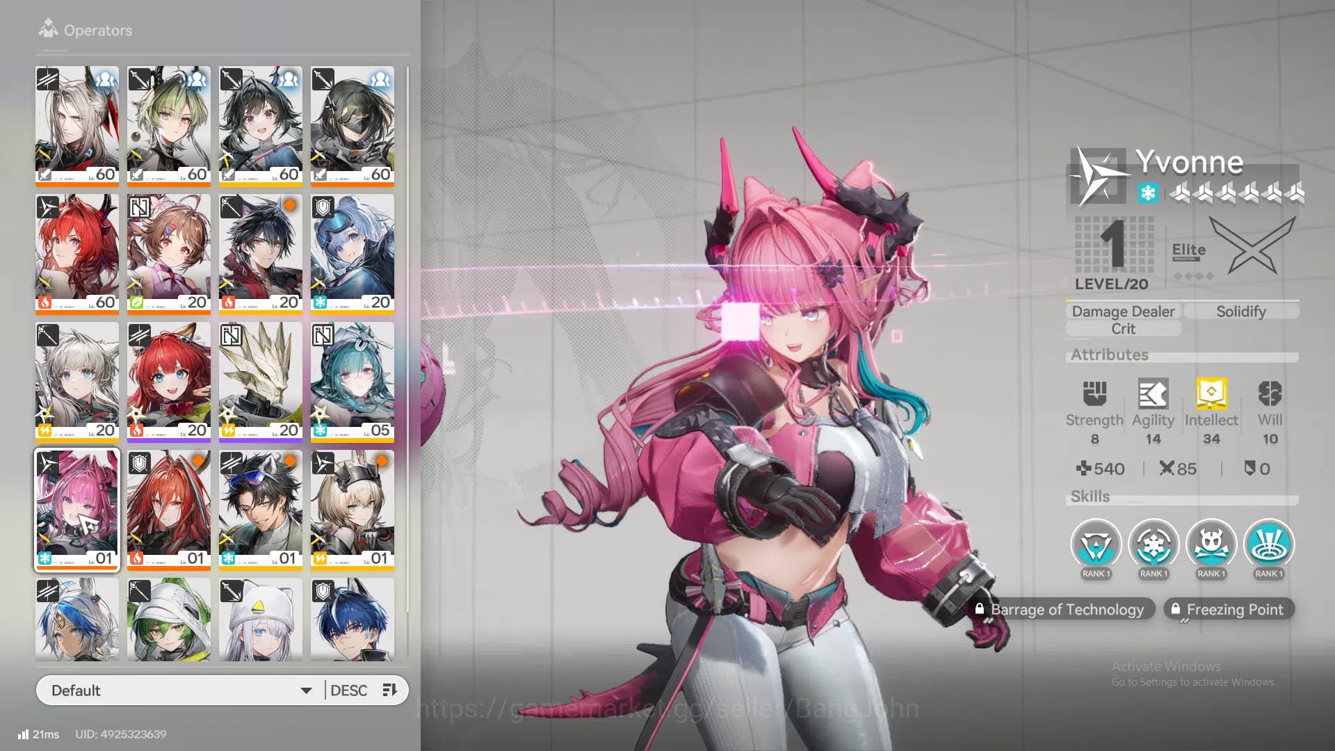 Arknights: Endfield Accounts Mid Game | ASIA | Laevatain | Yvonne | lifeng | po image 3