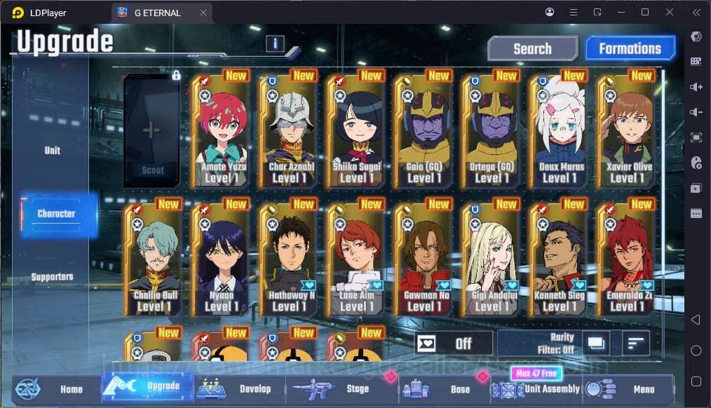 SD Gundam G Generation ETERNAL Accounts Global| Rank 1 | FreshStory | 100+K Diamond, Selec image 3