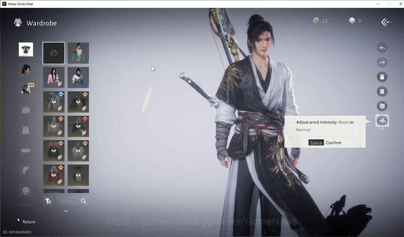 Where Winds Meet Accounts GLOBAL Lv6| Fresh Starter| 1 Harmoni Core, Anthem image 9