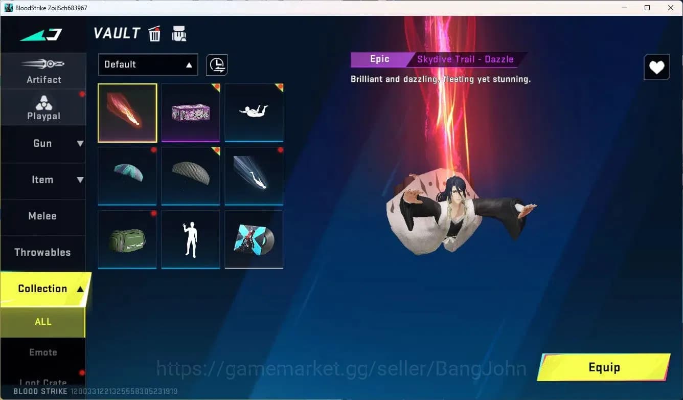 Blood Strike Accounts ASIA | Limited Butterfly Knife (2nd Anniv) | EVANG image 11
