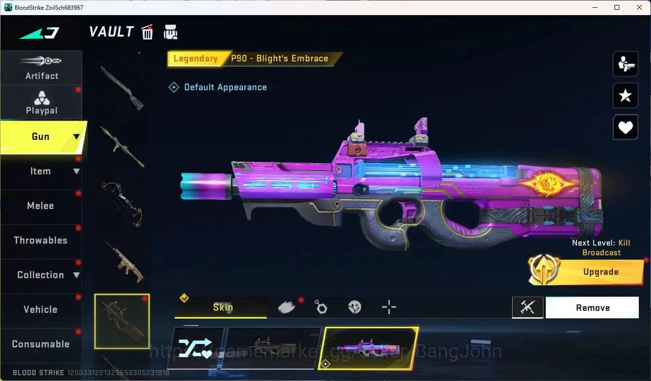 Blood Strike Accounts ASIA | Limited Butterfly Knife (2nd Anniv) | EVANG image 6