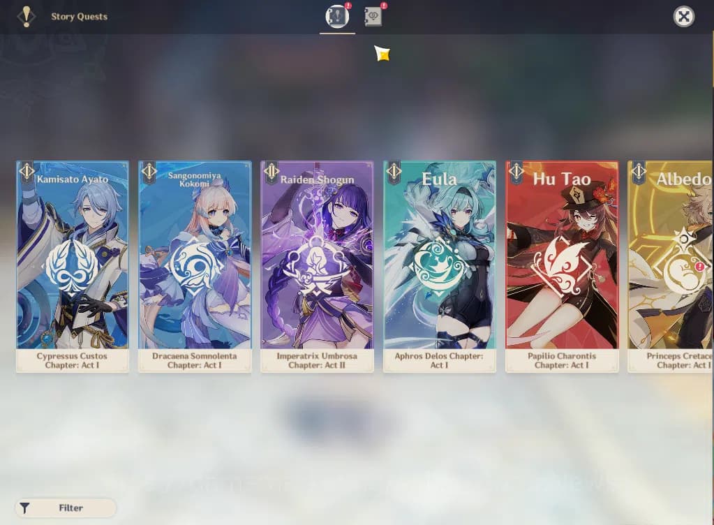 Genshin Impact Accounts ASIA|AR51|7Limited+1(*5Weapon)|Kazuha,Wanderer,Xia image 5